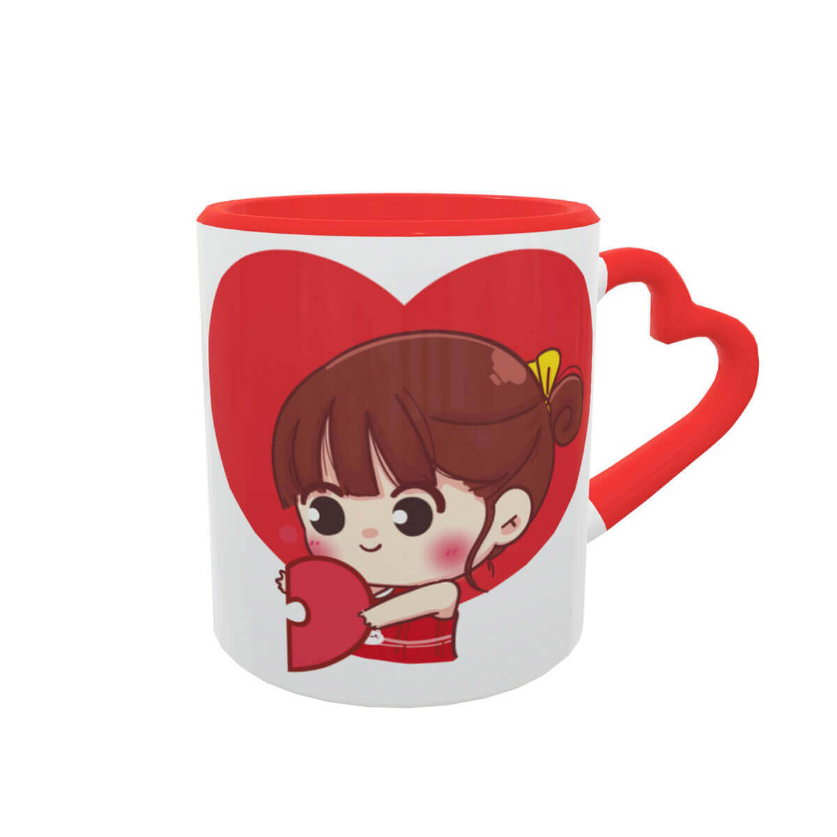 Caneca Casal Kawaii Presente Criativo Namorados geek 3