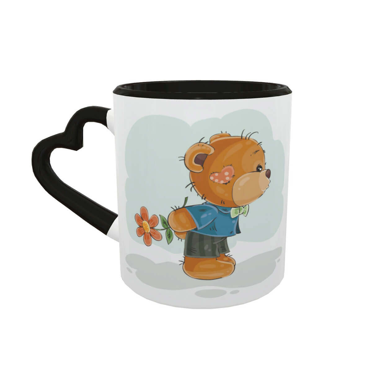 Caneca Casal Ursinhos Presente Criativo Namorados geek 2