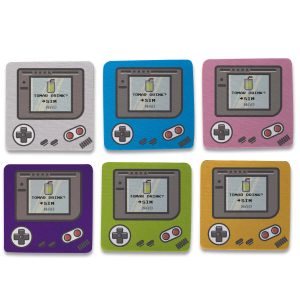 Kit 6 Porta copos Geek Gamer Boy Colorido - Decoração Geek