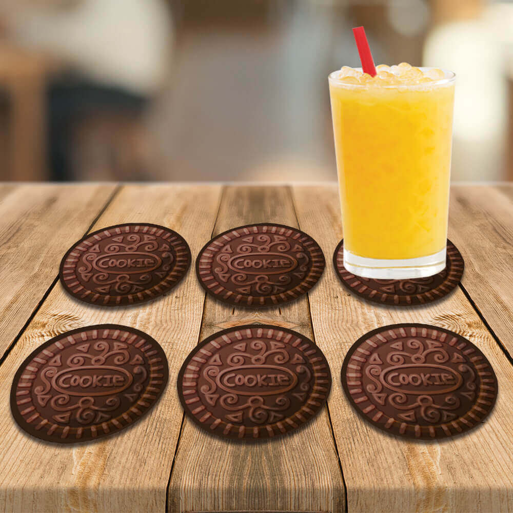 Porta Copos Biscoito de Chocolate Cozinha Divertida 2