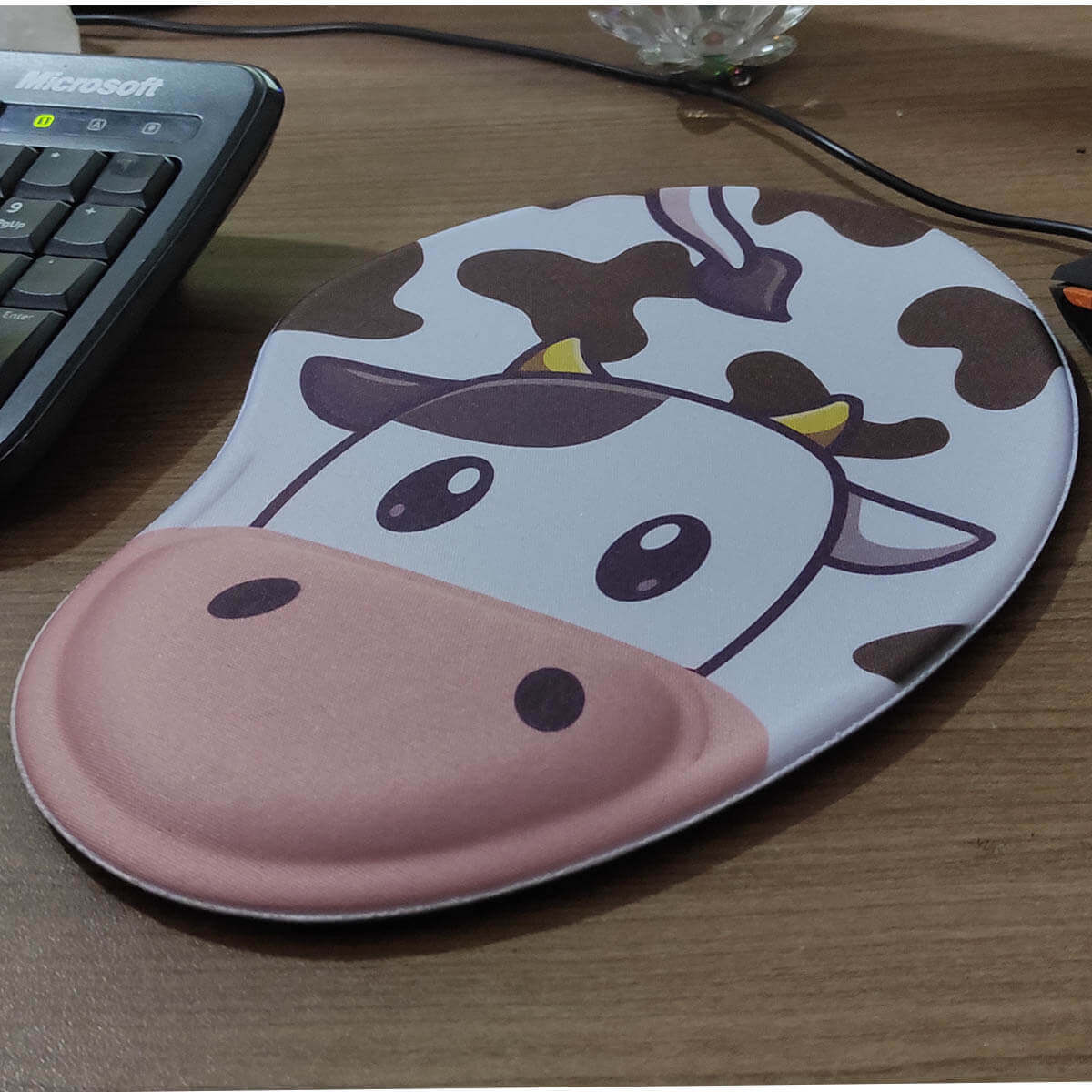 Mouse pad Criativo Vaca Kawaii 3