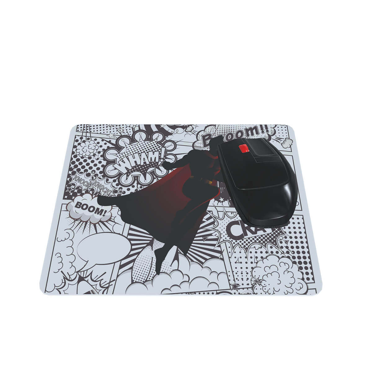 Mouse pad Geek Retangular 22x18 Comics Heroi 1