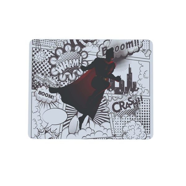 Mouse pad Geek Retangular 22x18 Comics Heroi Mouse pad Geek Retangular 22x18 Comics Heroi