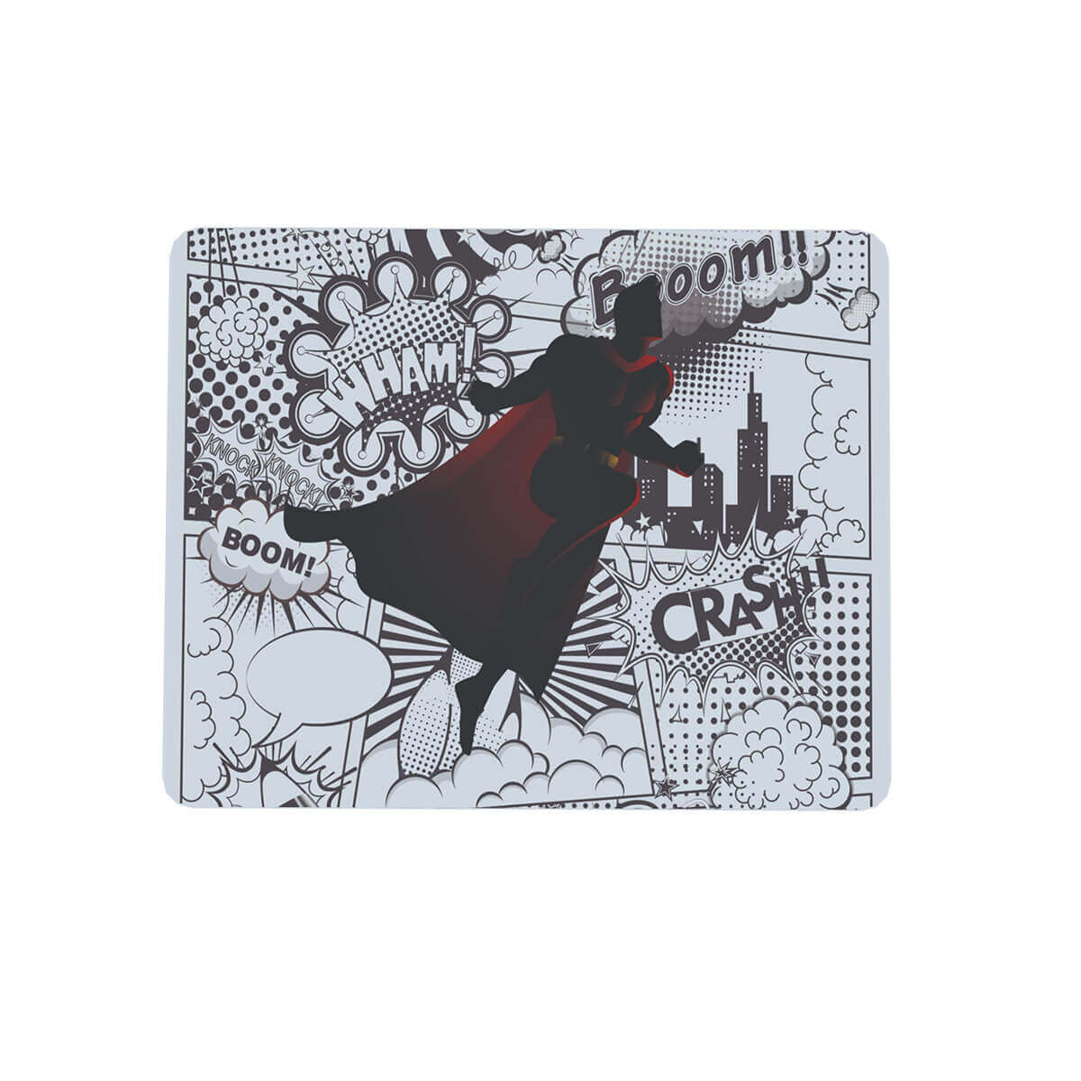 Mouse pad Geek Retangular 22x18 Comics Heroi Mouse pad Geek Retangular 22x18 Comics Heroi