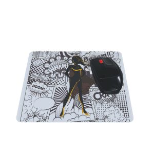 Mouse pad Geek Retangular 22x18 Comics Heroina 1