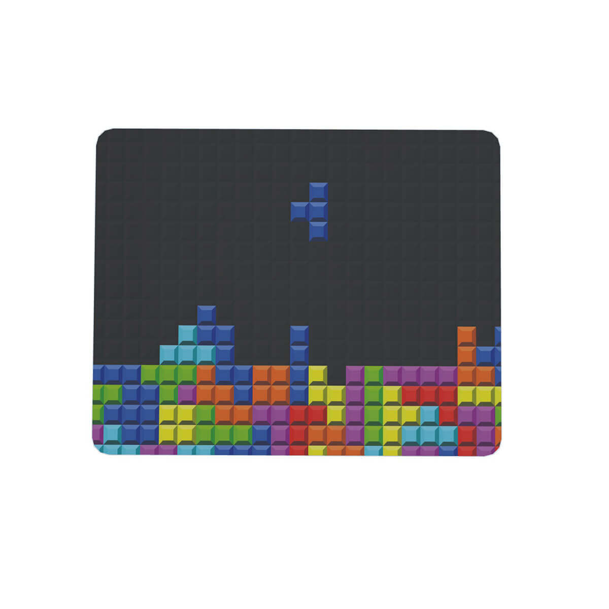 Mouse pad Geek retangular 22x18 Game Retrô Blocos Mouse pad Geek retangular 22x18 Game Retrô Blocos