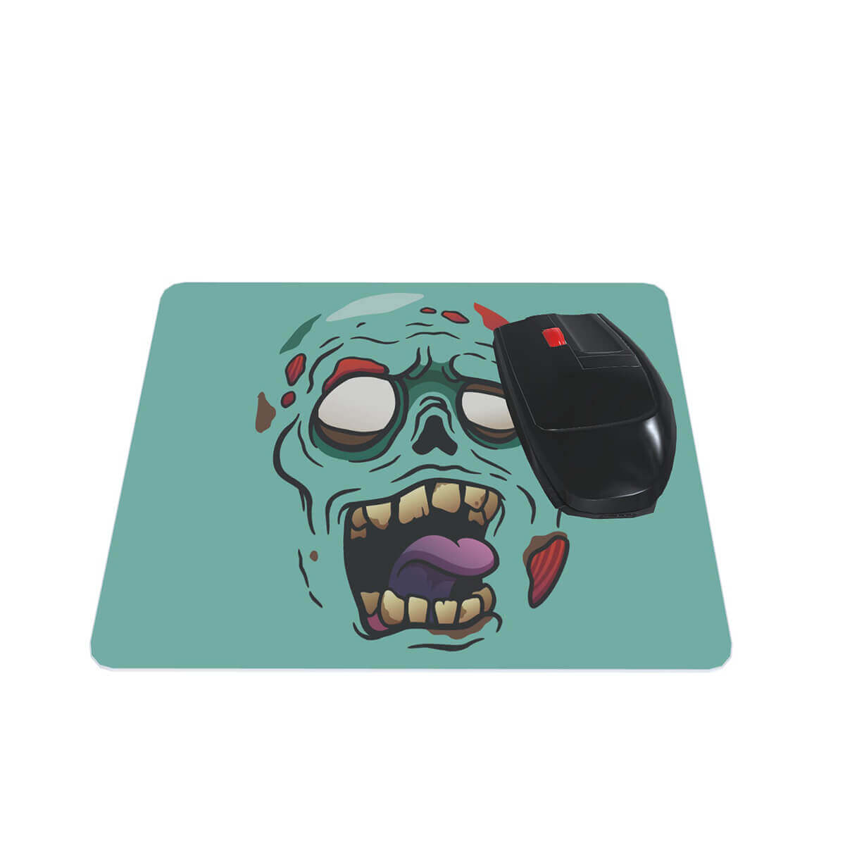 Mouse pad Geek retangular 22x18 Zumbi 2