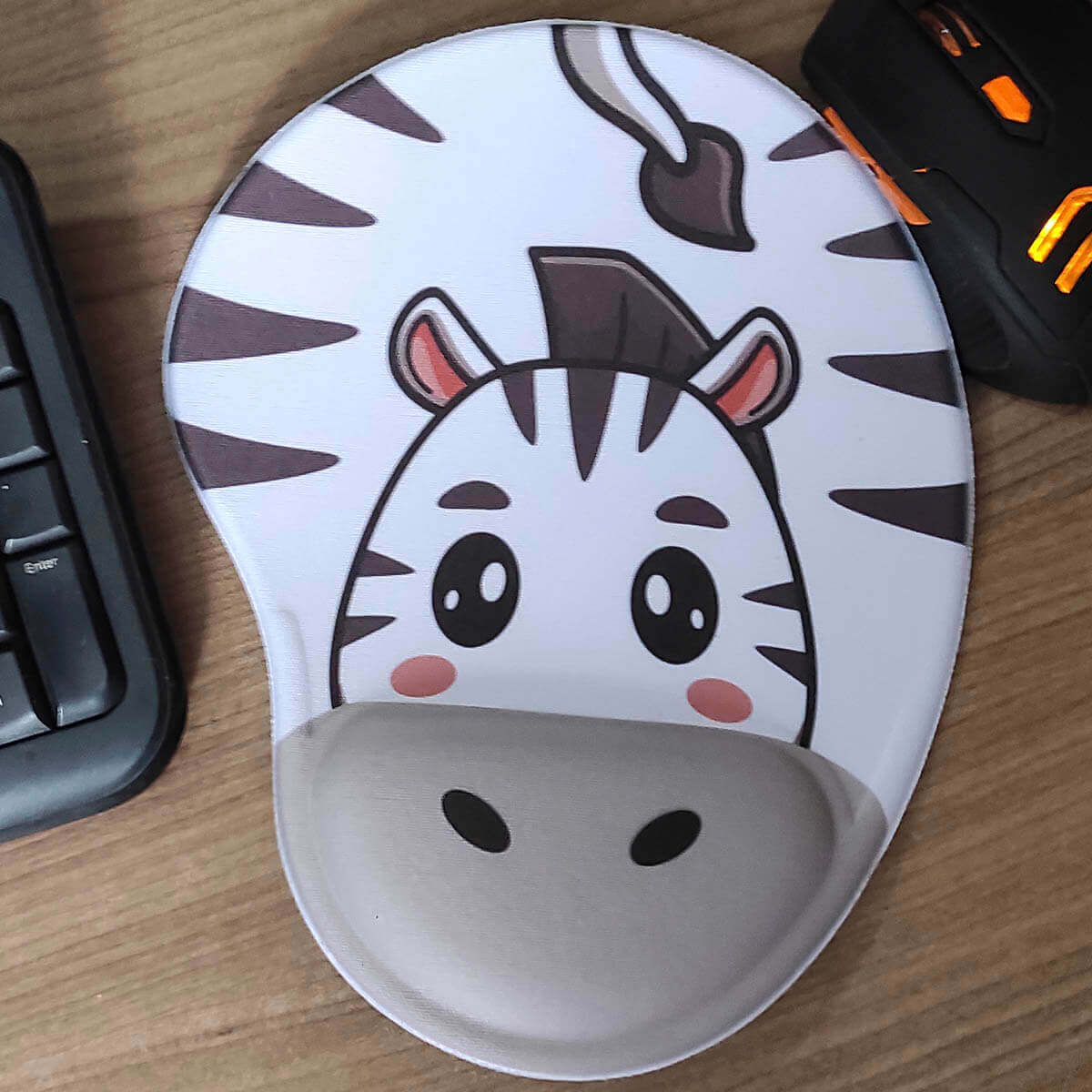 Mouse pad criativo Zebra Kawaii 2