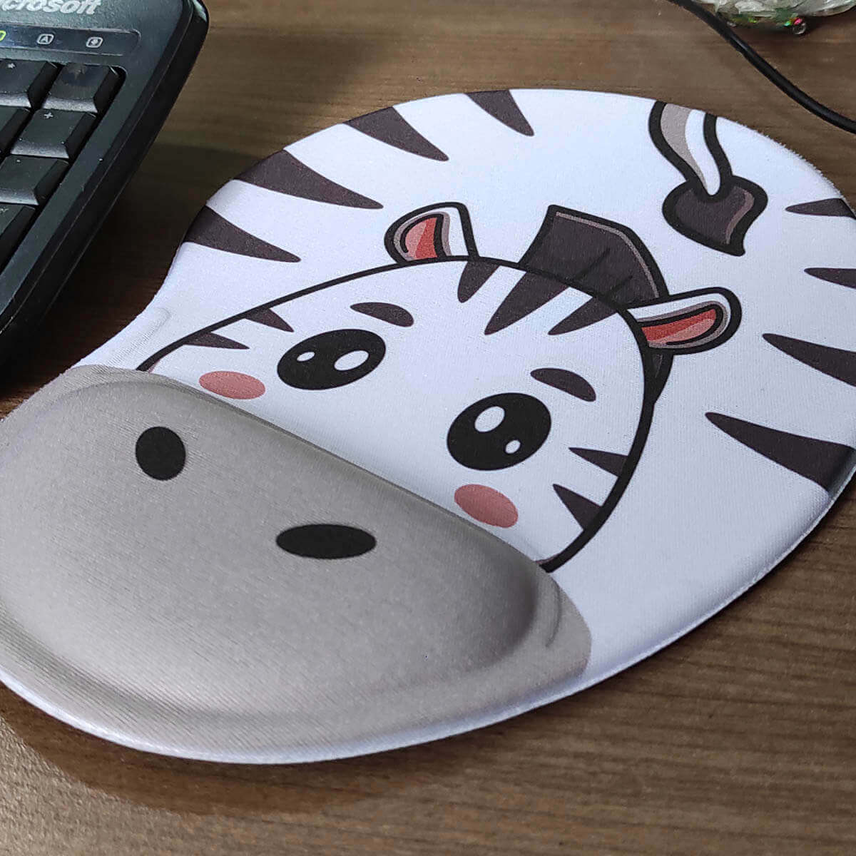 Mouse pad criativo Zebra Kawaii 3