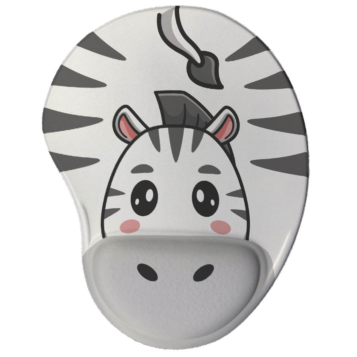Mouse pad criativo Zebra Kawaii