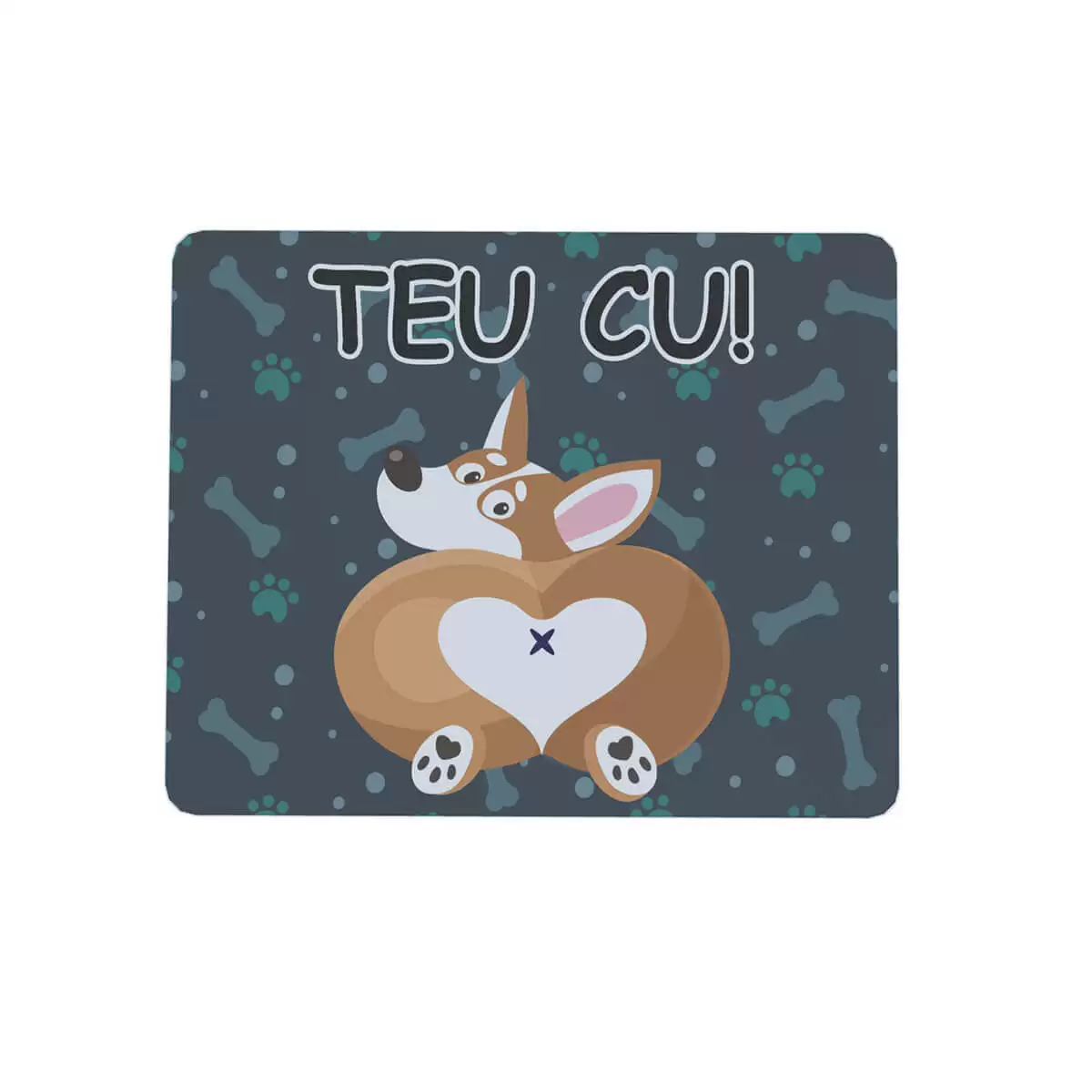 Mouse pad criativo retangular 22x18 Cachorro Teu Cu Mouse pad criativo retangular 22x18 Cachorro Teu Cu