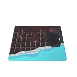 Mouse pad criativo retangular 22x18 Chocolate 1