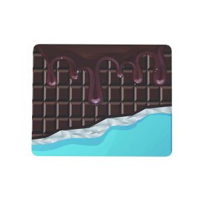 Mouse pad criativo retangular 22x18 Chocolate