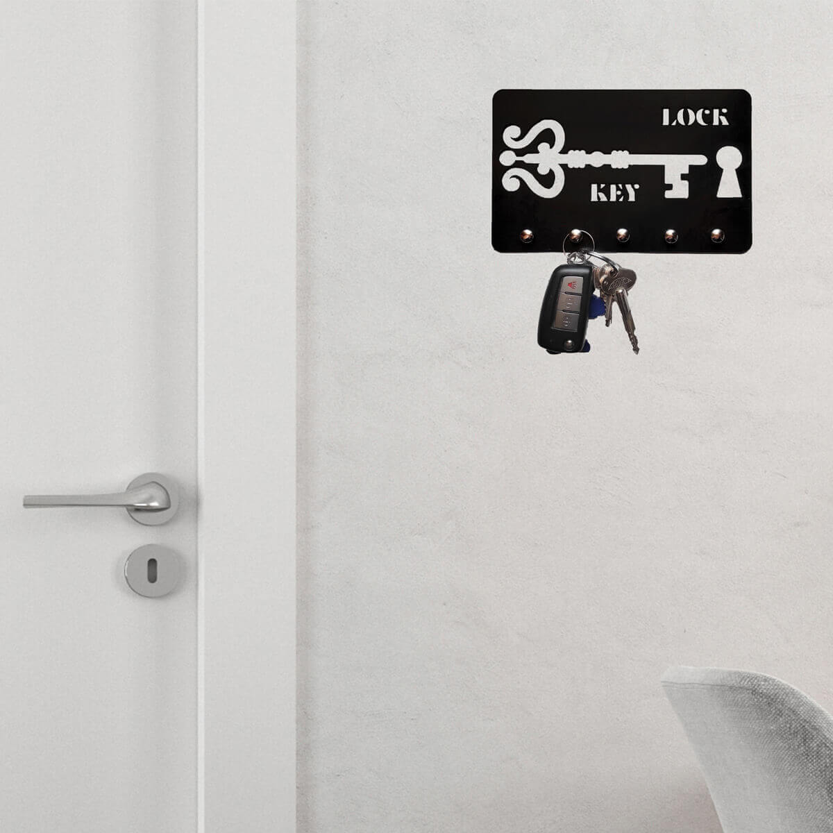 Porta chaves criativo Lock and Key 3