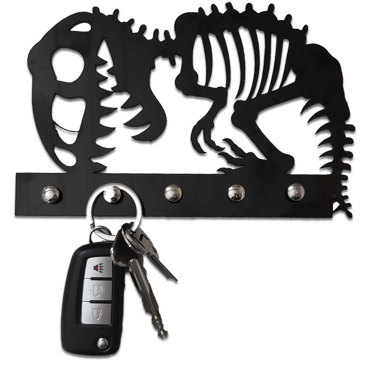 Porta chaves t-rex decoração criativa geek 2