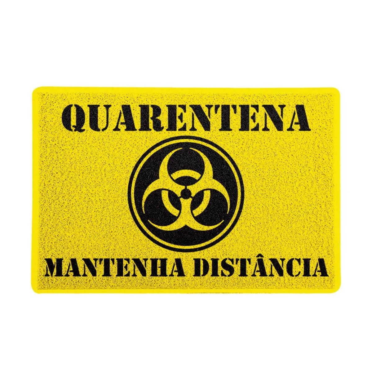 Capacho Quarentena Mantenha Distância Decoração Criativa Capacho Quarentena Mantenha Distância Decoração Criativa