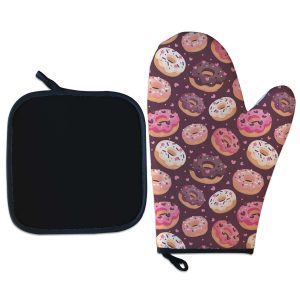 Kit Luva Térmica Donuts Cozinha Divertida 2
