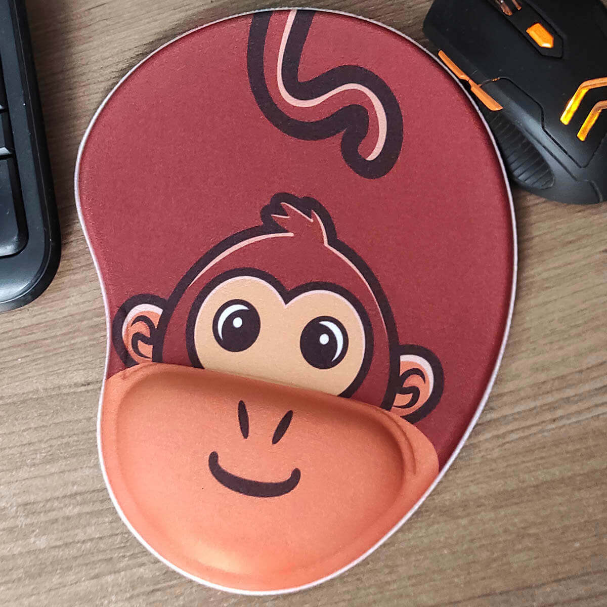 Mouse pad criativo Macaco Kawaii 2