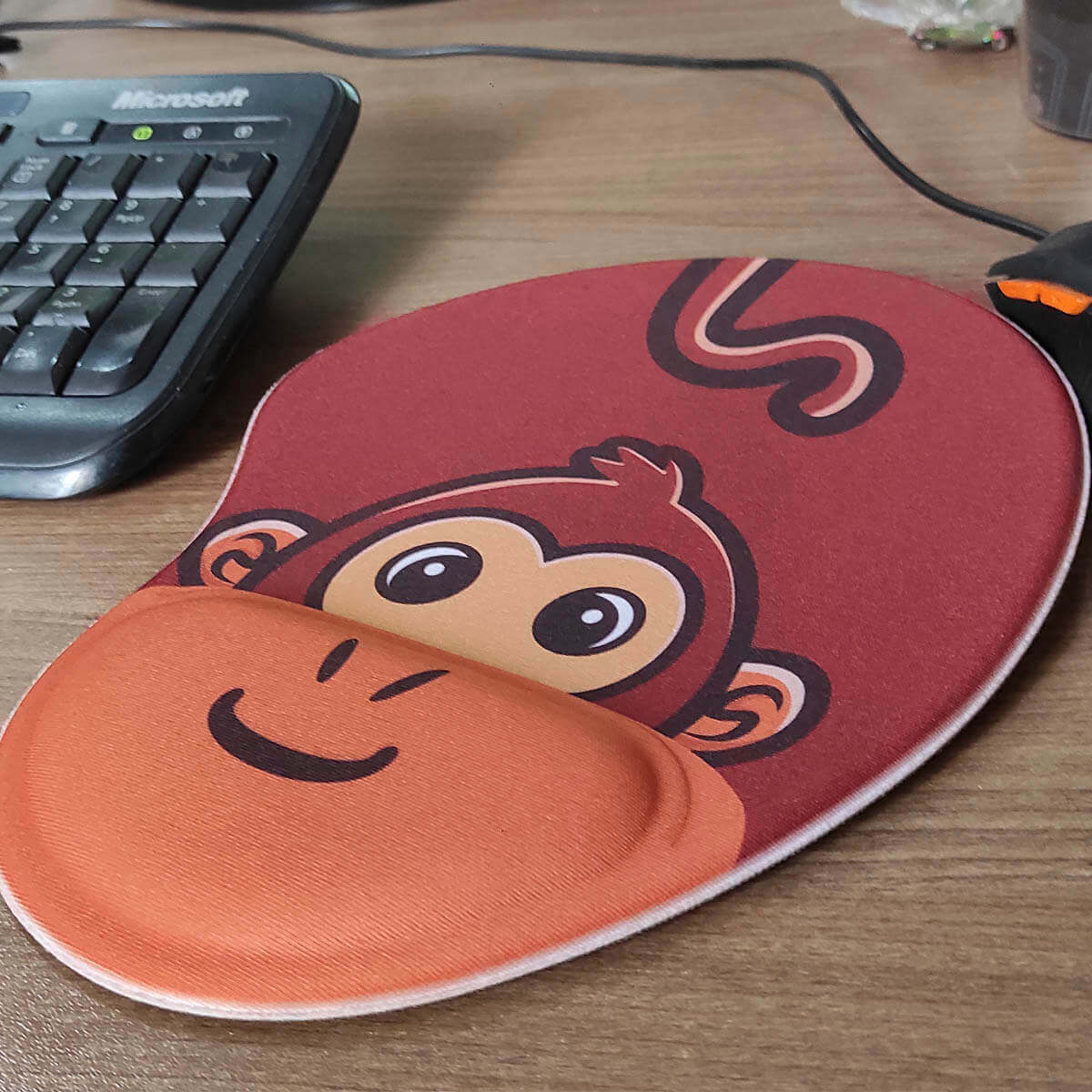 Mouse pad criativo Macaco Kawaii 3