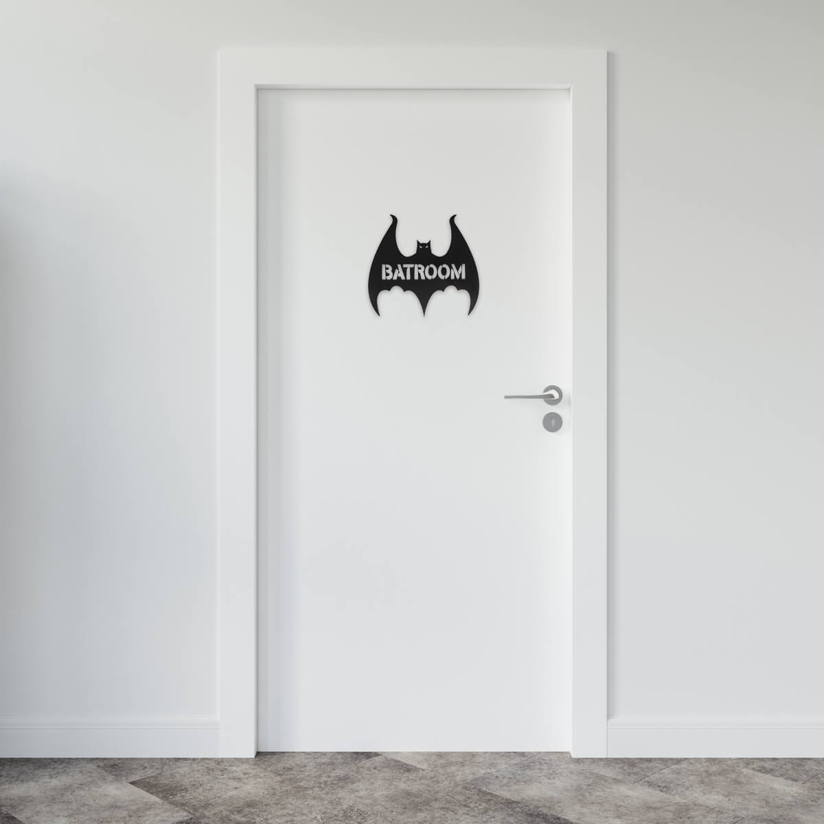Placa de Banheiro Criativa Batroom Decoração geek