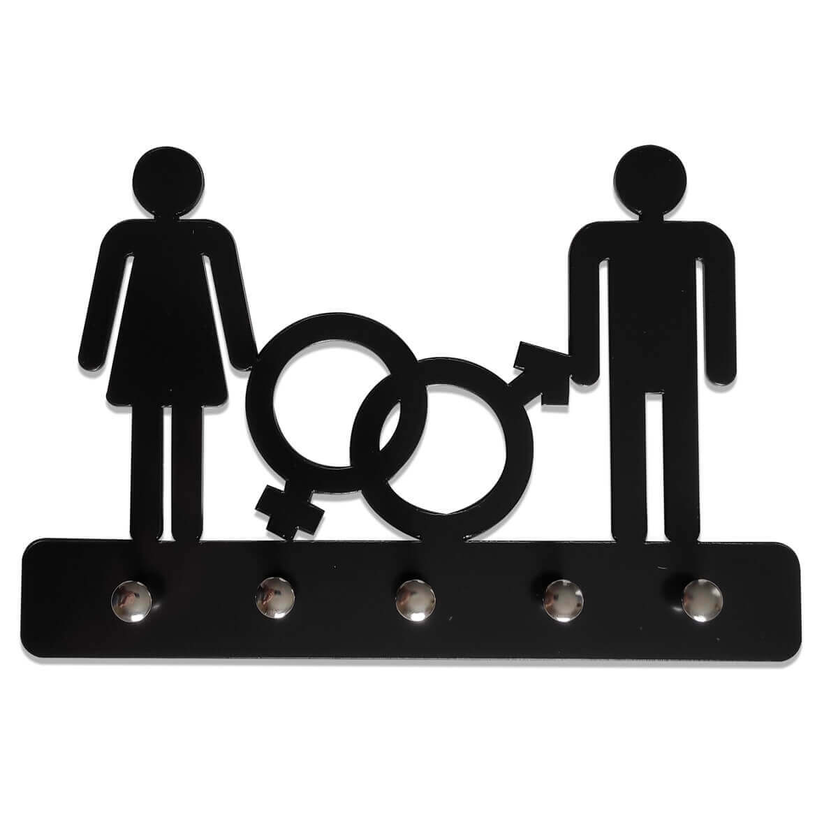 Porta Chaves Divertido Casal Homem e Mulher Porta Chaves Divertido Casal Homem e Mulher