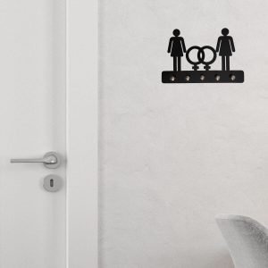 Porta Chaves criativo Casal Lesbica Mulher e Mulher 3