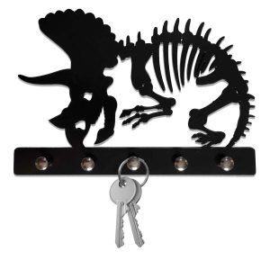 Porta Chaves criativo Dinossauro Triceratops 2