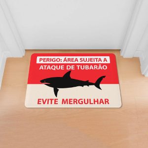 Tapete Divertido Tubarão Decoração Criativa 4