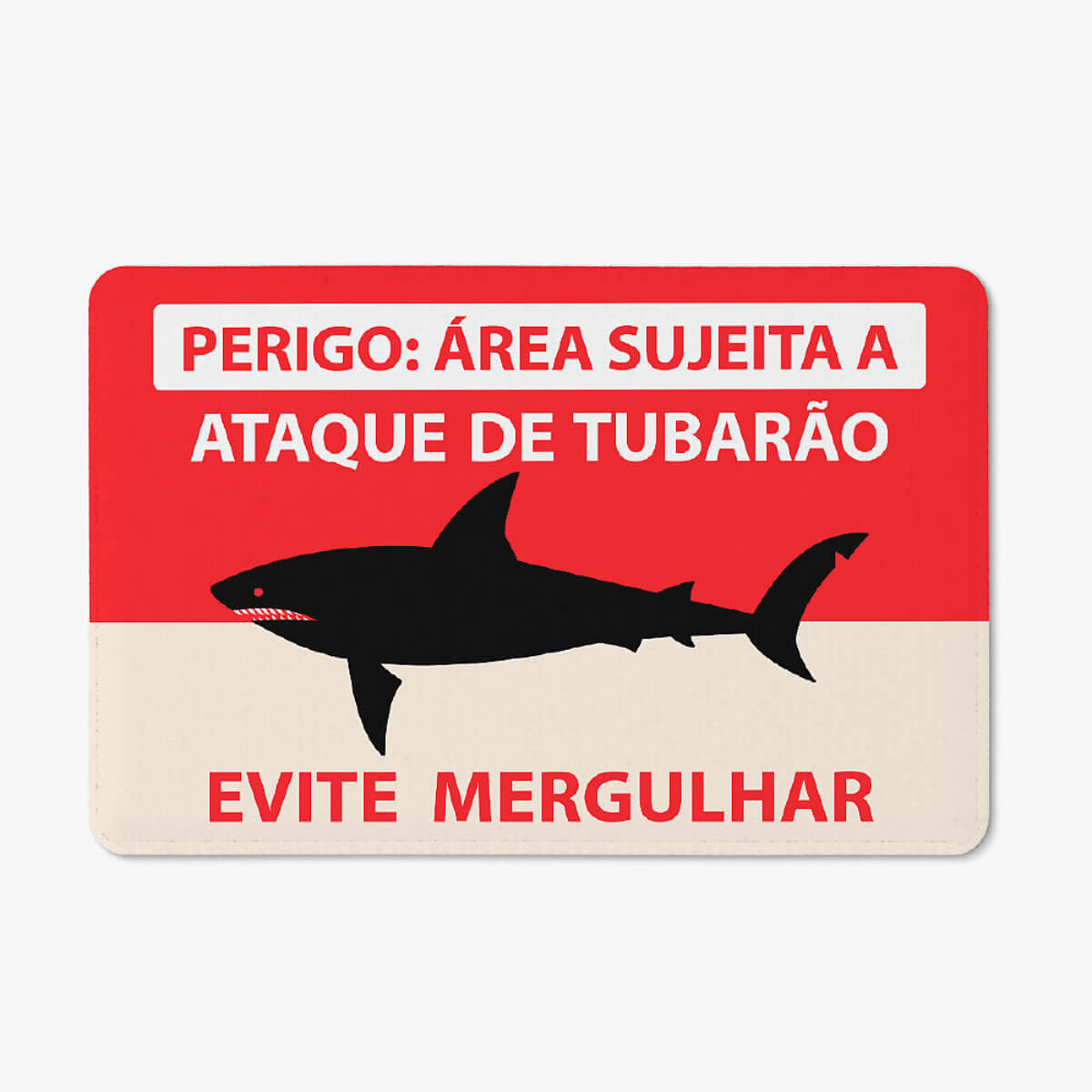 Tapete Divertido Tubarão Decoração Criativa Tapete Divertido Tubarão Decoração Criativa