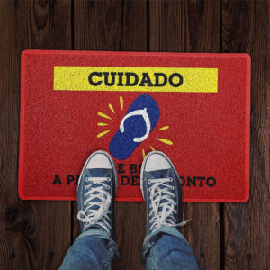 capacho divertido cuidado mãe brava