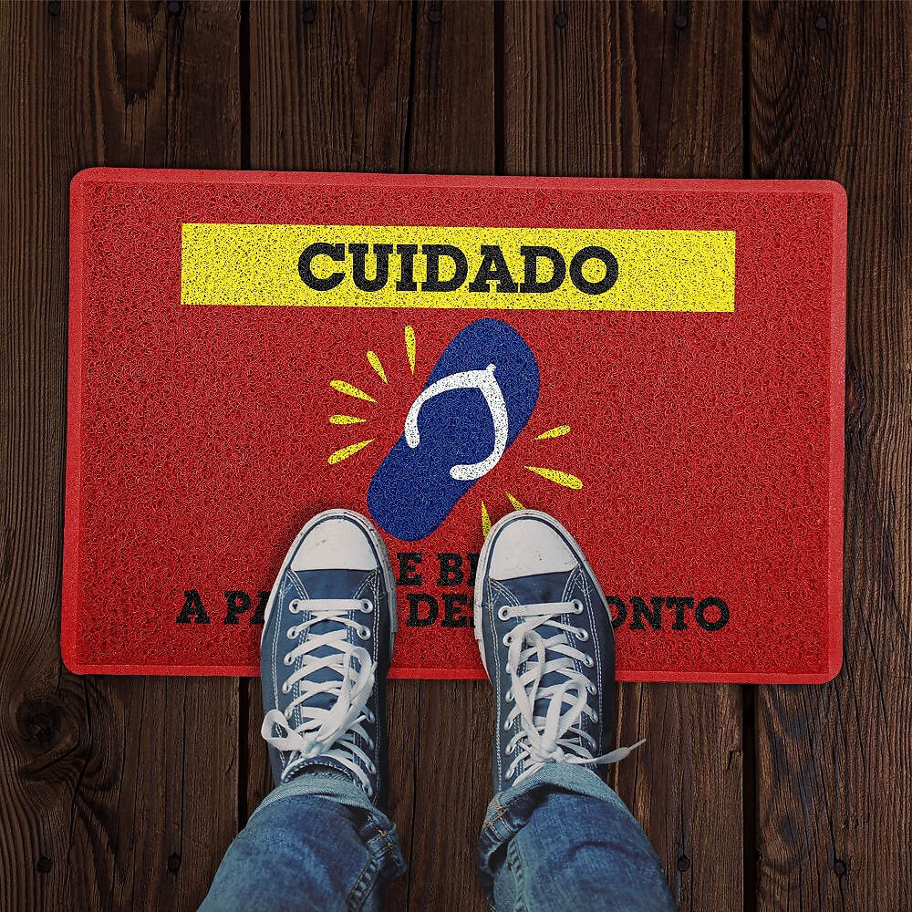 capacho divertido cuidado mãe brava