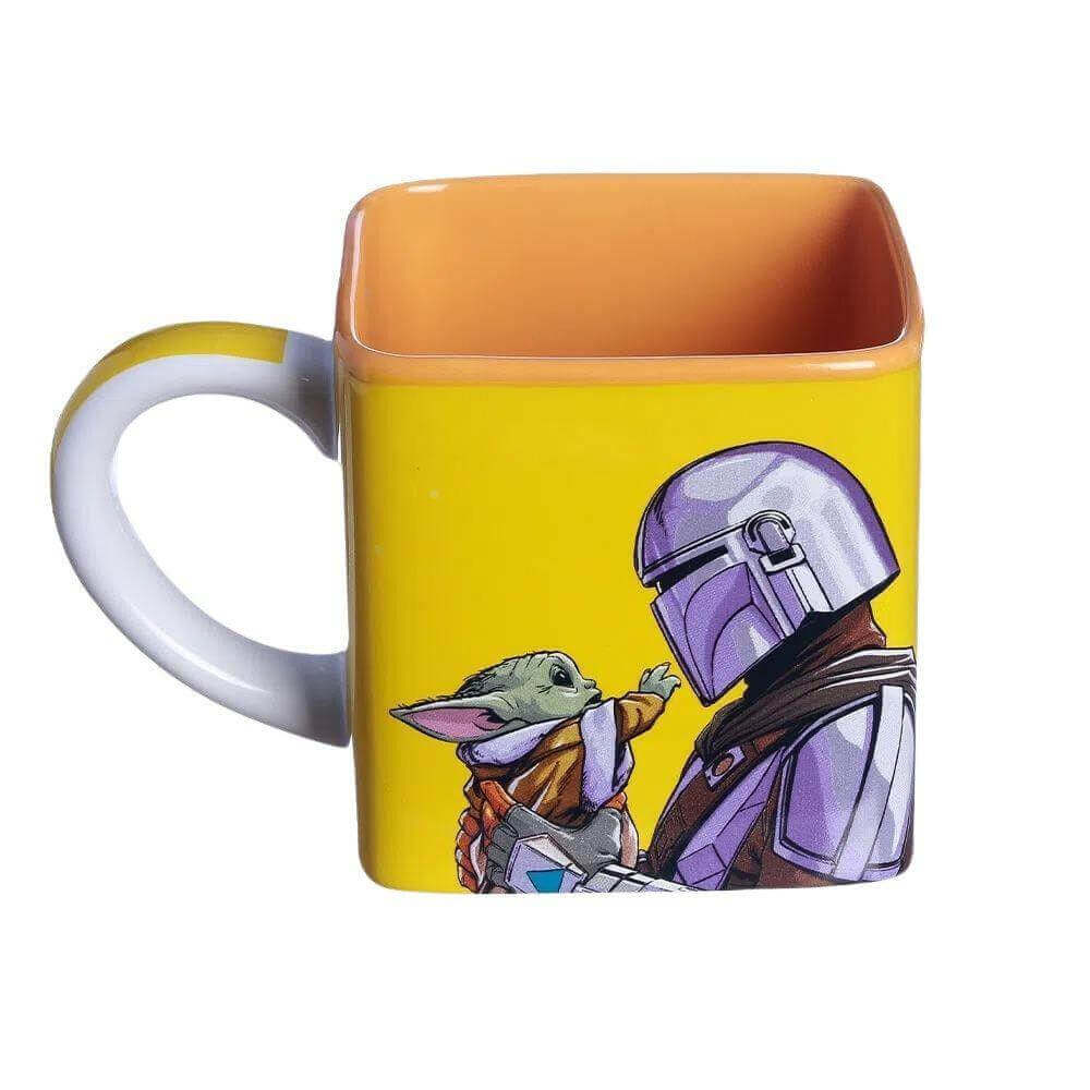 Caneca Cubo Baby Yoda e Mandalorian 2