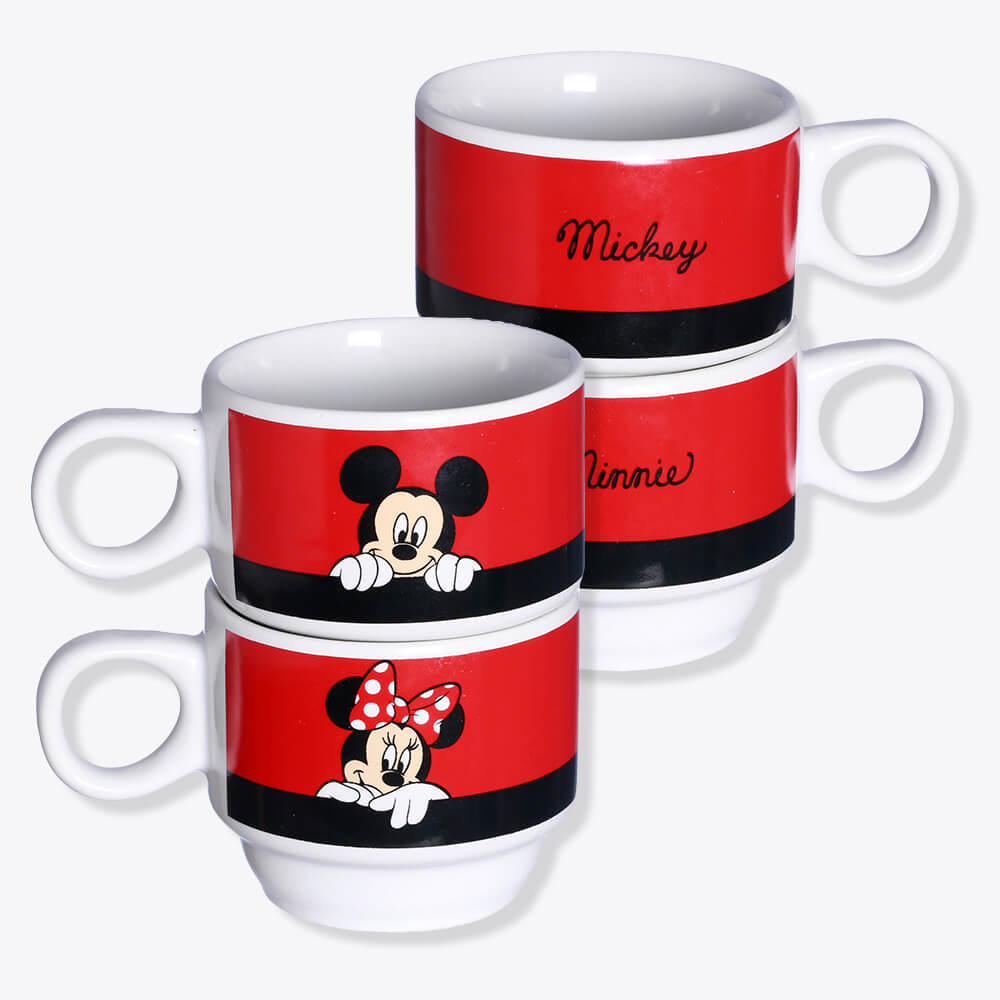 Kit Xícaras Mickey e Minnie