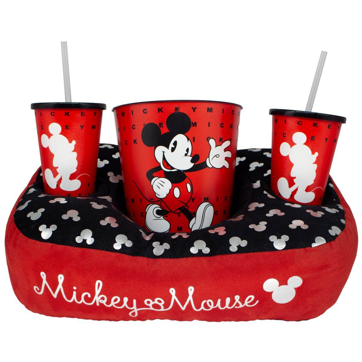 Almofada Porta Pipoca Mickey Mouse Almofada Porta Pipoca Mickey Mouse