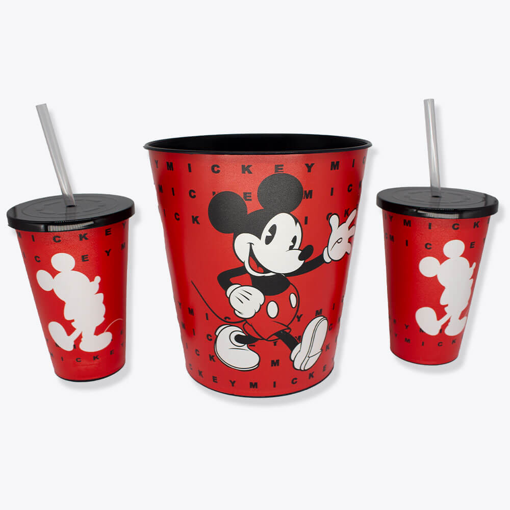 Kit Almofada Pipoca Mickey Mouse