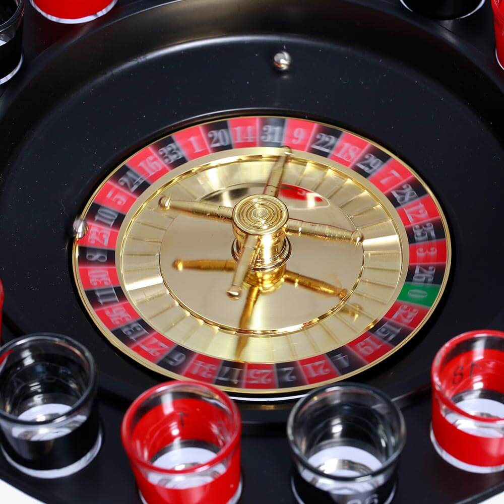 Drinks Jogos Roleta Cassino c/ Tabuleiro