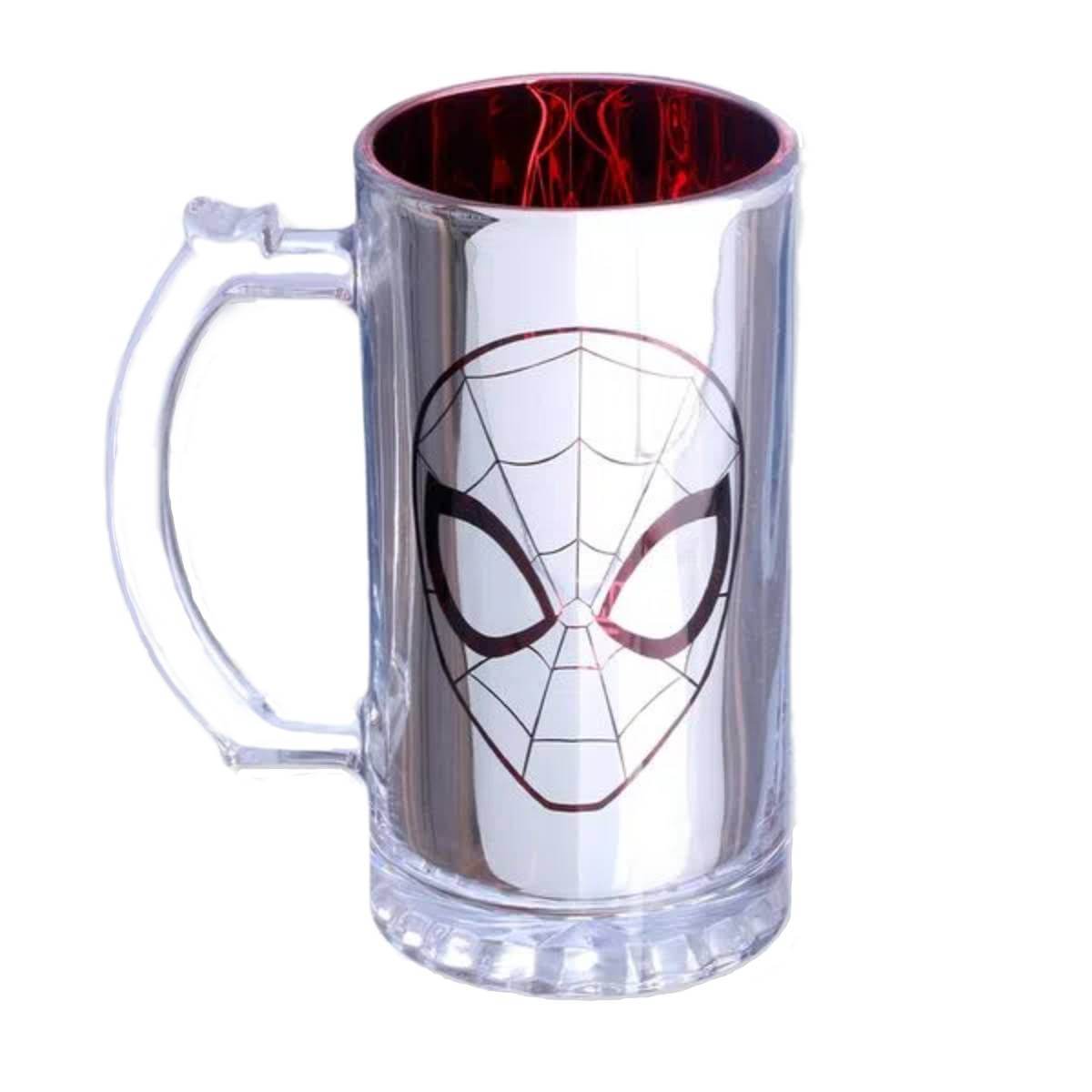 Caneca de Chopp Eletrostática Spider Man 450ml Caneca de Chopp Eletrostática Spider Man 450ml