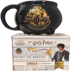 Caneca 3D Caldeirão Hogwarts 500ml Oficial Harry Potter - Imagem 1