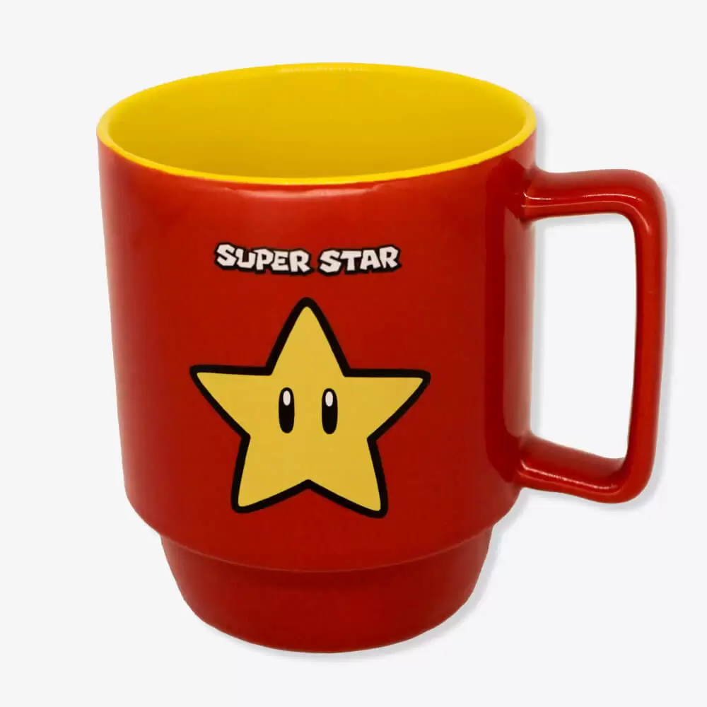 Caneca Mario Super Star Presente Criativo Geek 2