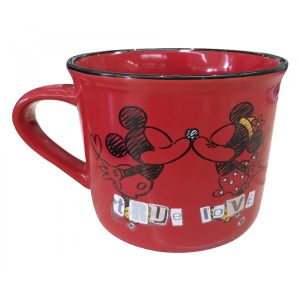 Caneca de Porcelana Mickey & Minnie True Love Cozinha Criativa