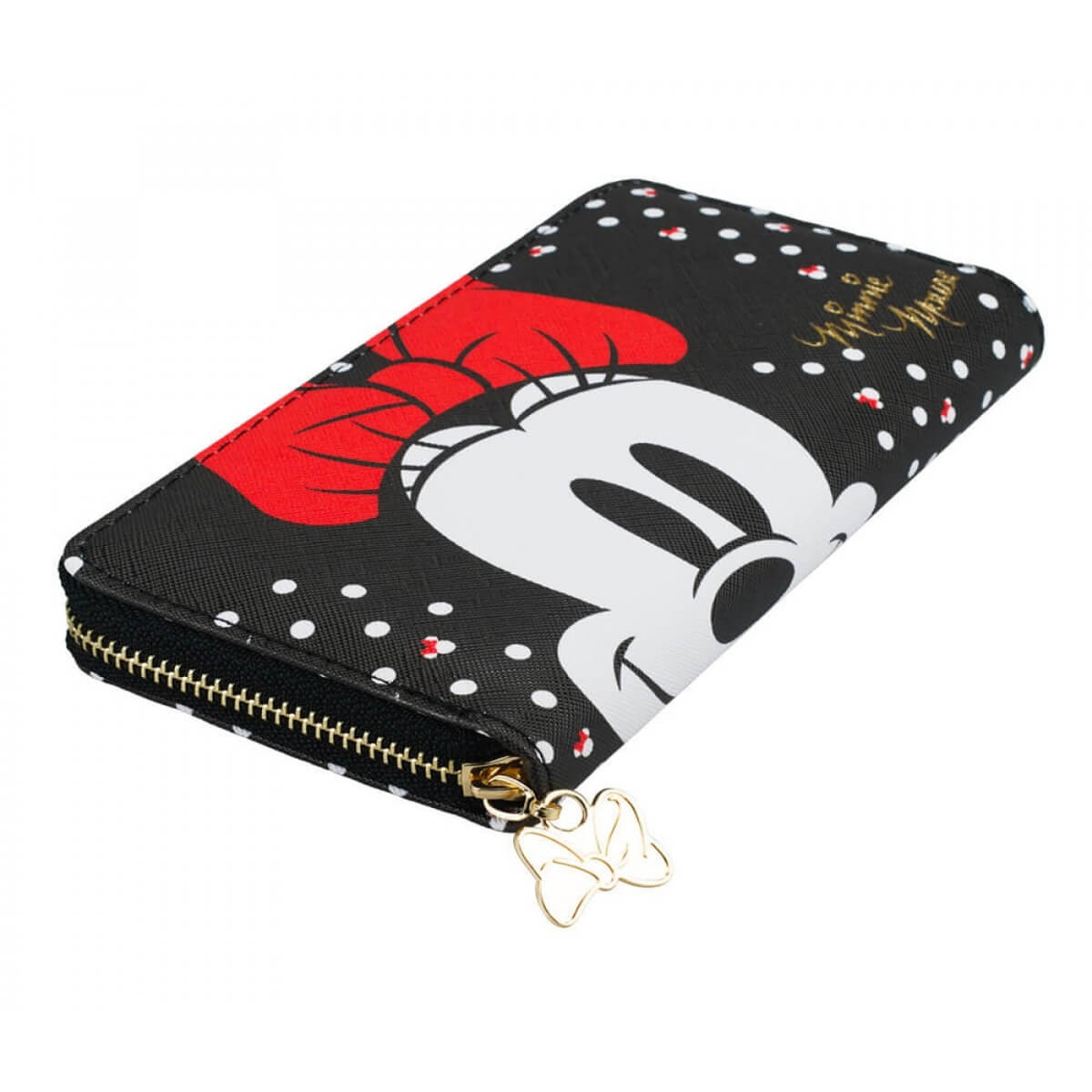 Carteira Grande Minnie Pintas Oficial Moda Disney 2
