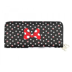 Carteira Grande Minnie Pintas Oficial Moda Disney 3