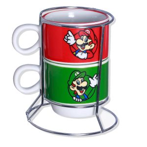 Kit Xícaras Super Mário 150ml Oficial Colecionador