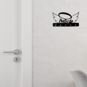Porta Chaves Anjo Proteção Decoração Divertida (1)