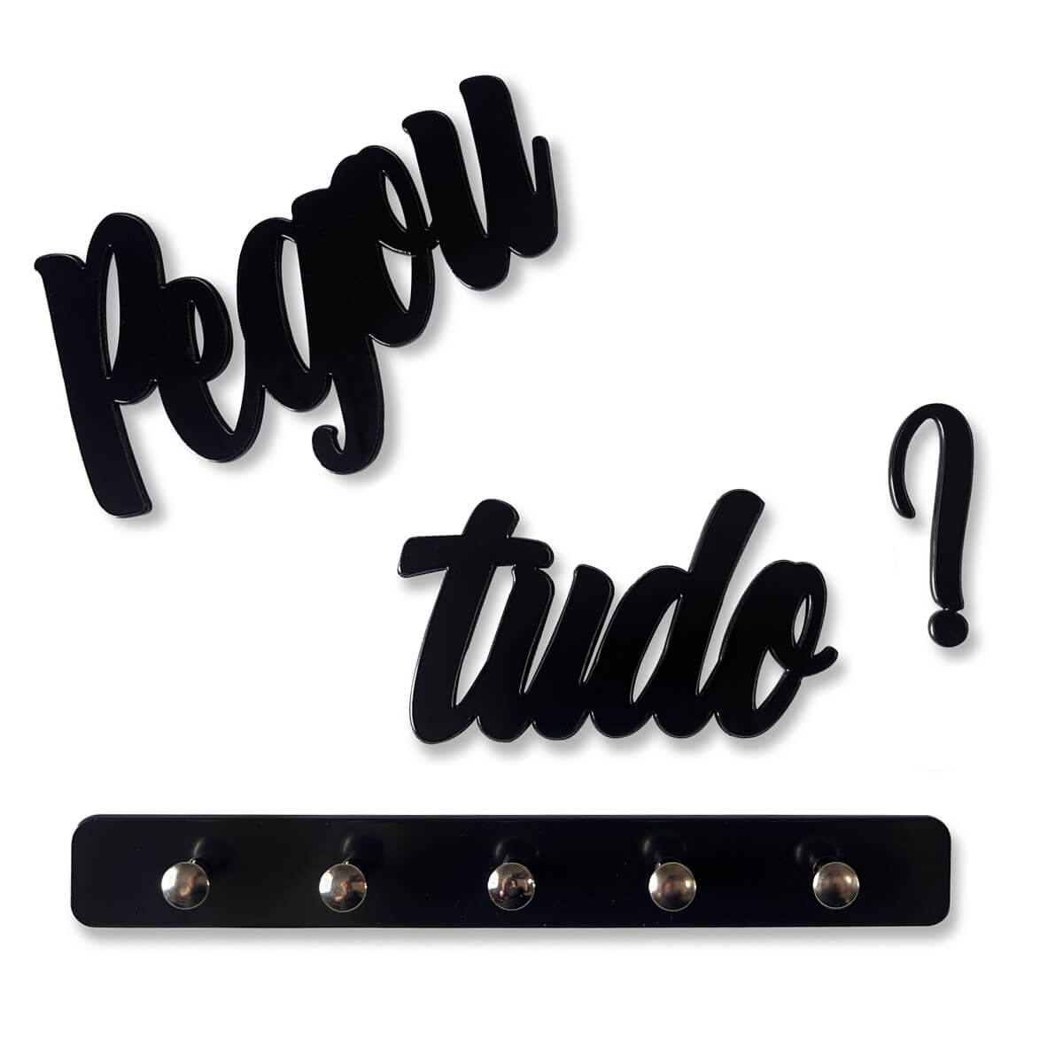 Porta Chaves Criativo Pegou Tudo Decoração Casa