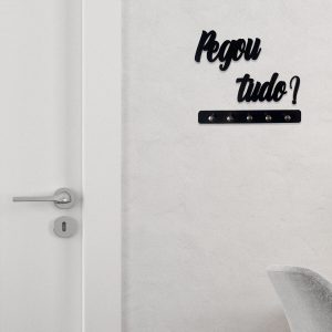 Porta Chaves Lembrete Pegou Tudo Decoração Casa Criativa