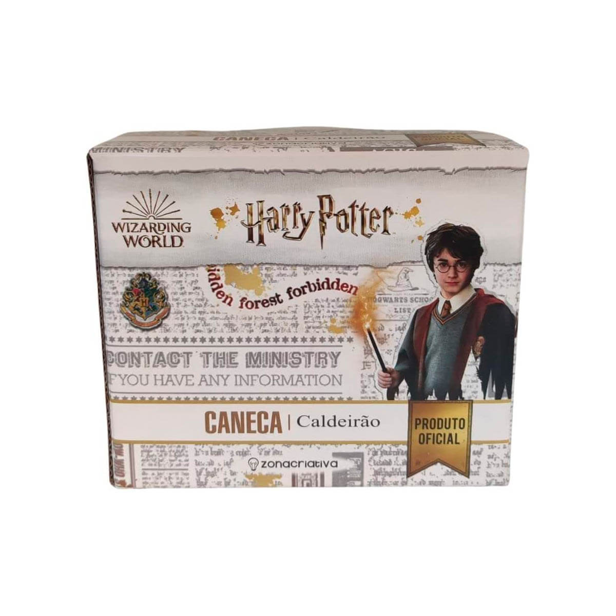 caneca calderão harry potter