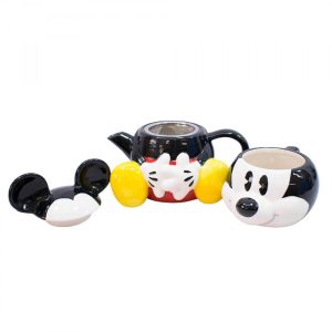 Caneca 210 ml com Bule 720 ml Mickey Oficial Disney Coleção - Imagem 3