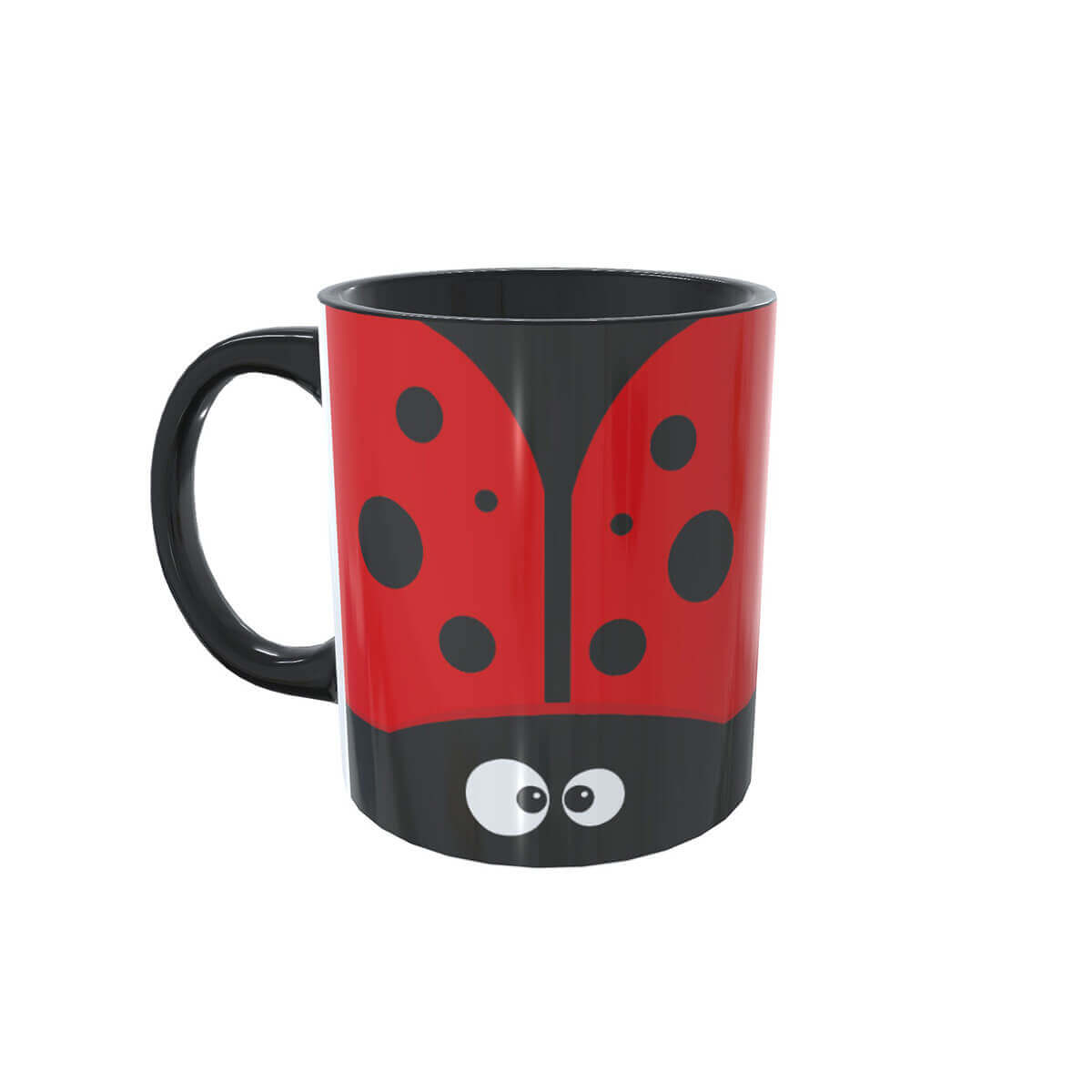 Caneca Divertida Joaninha Kawaii Cozinha Criativa 2
