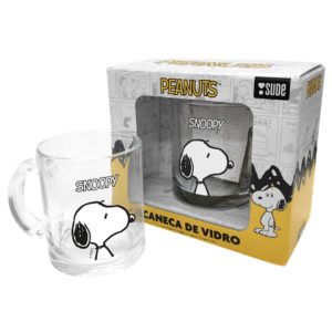 Caneca de vidro Snoopy 2